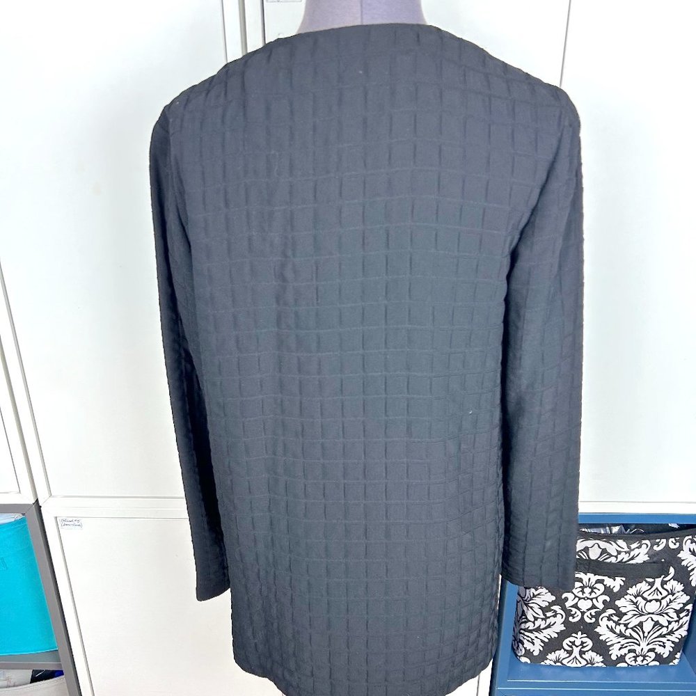 Talbots Quilted Black Shacket - image 3